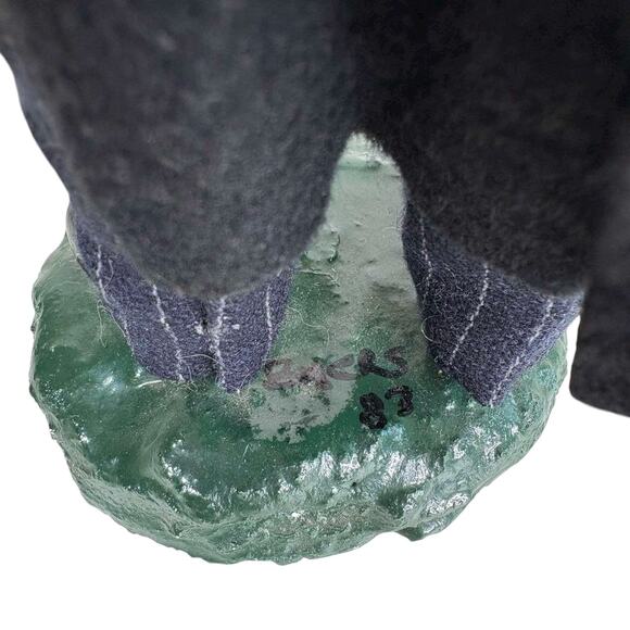 Vintage 1983 Byers’ Choice Caroler Ebenezer Scrooge Dickens Christmas Signed 13” - Picture 7 of 8